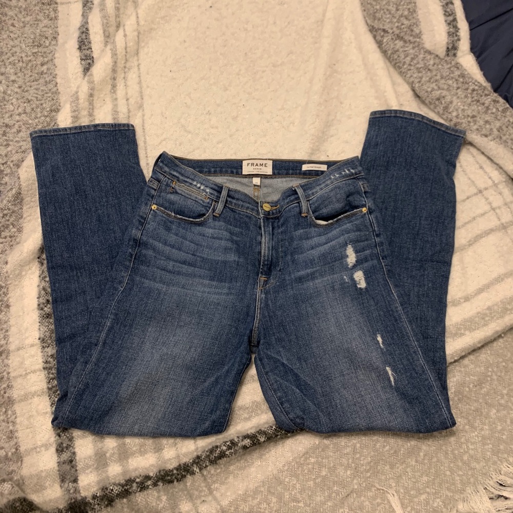 FRAME Le High Straight
